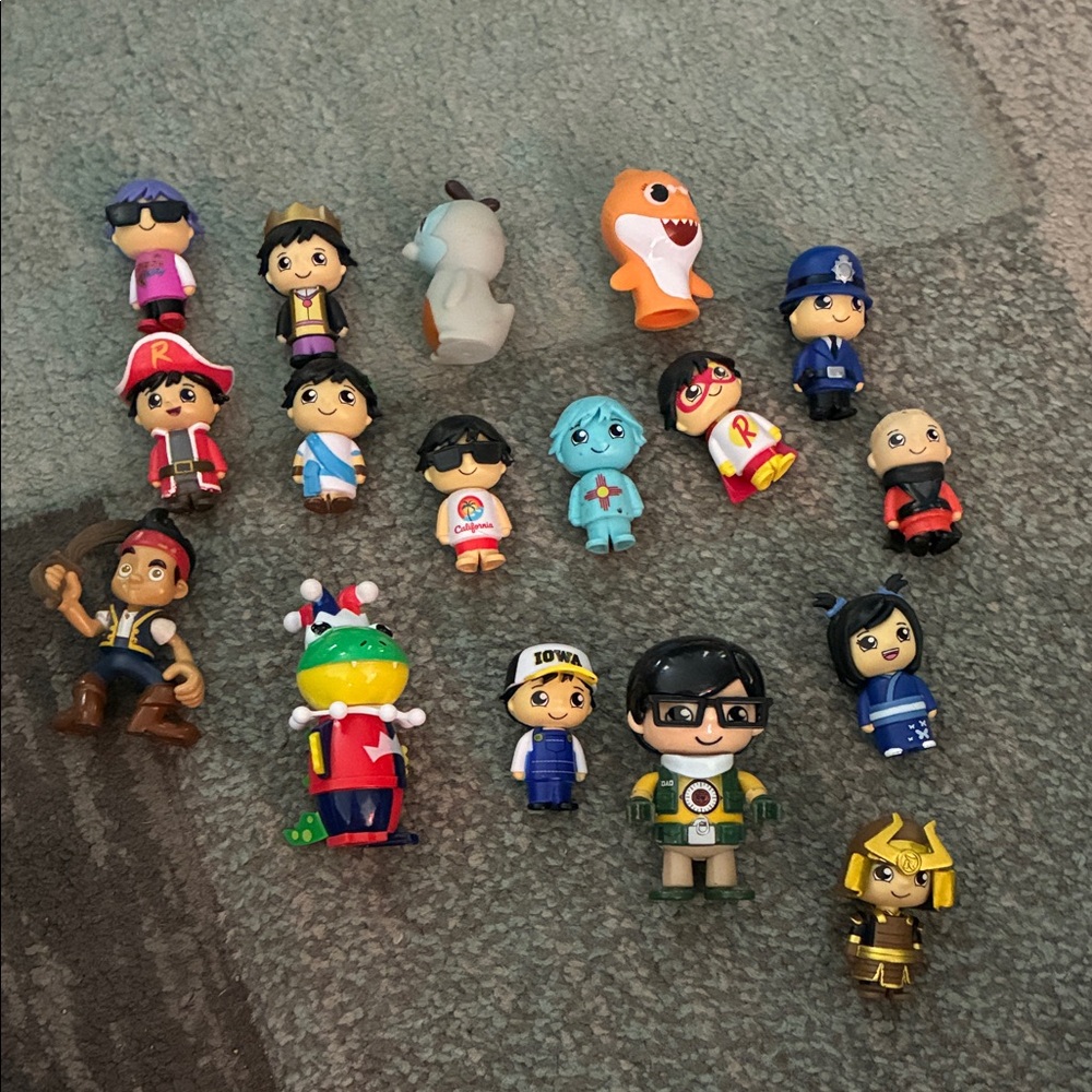 Colorful Action Figure Playset for Kids